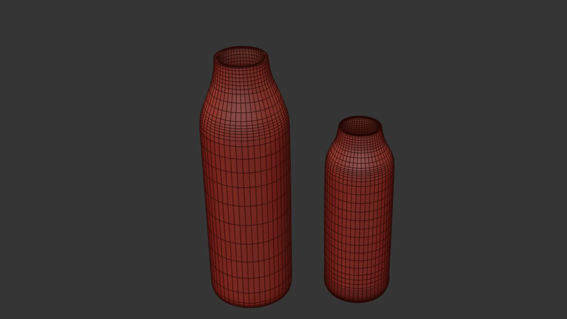 Textured Ceramic Vase 2 3D model_7