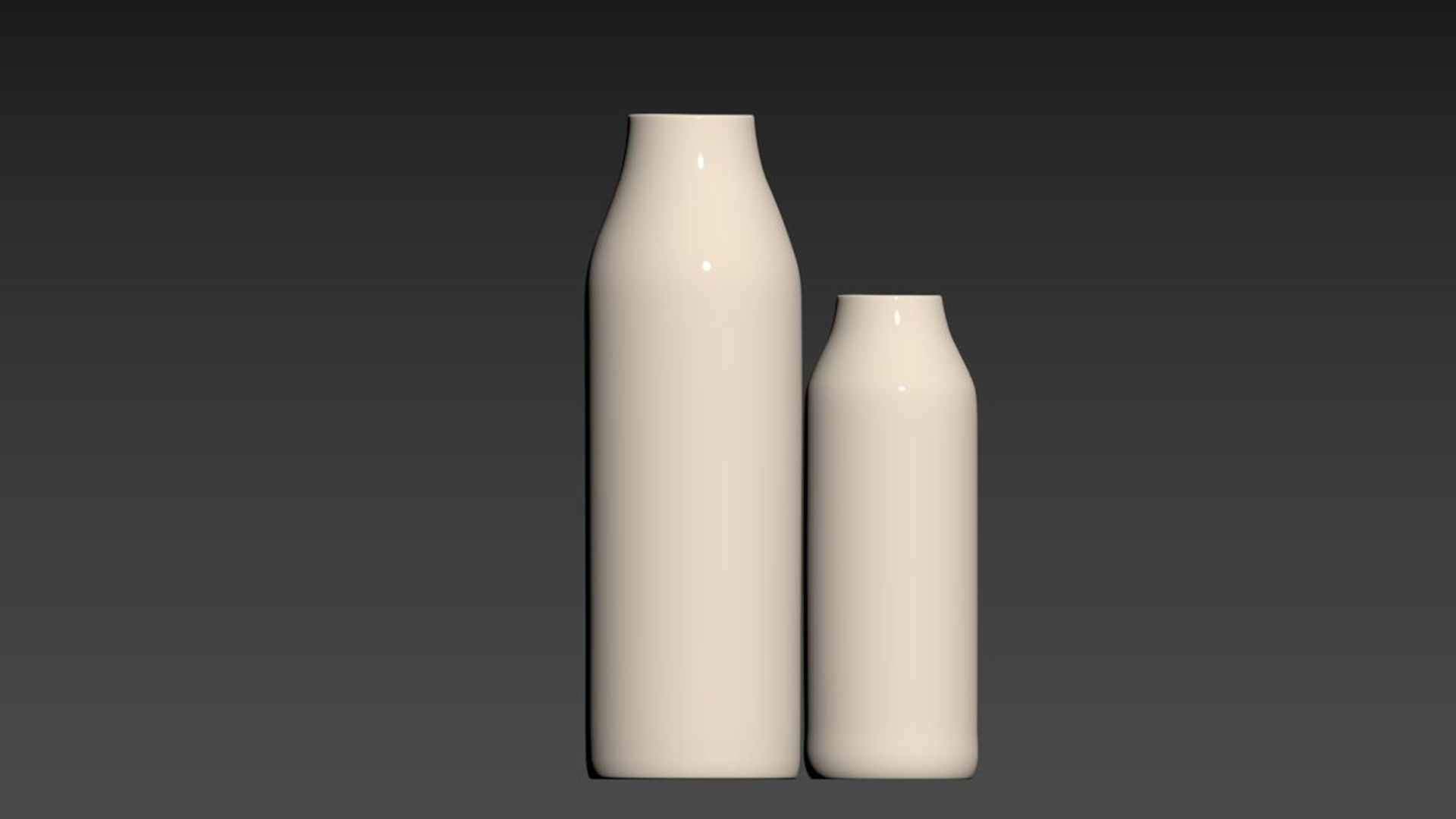 Textured Ceramic Vase 2 3D model_4