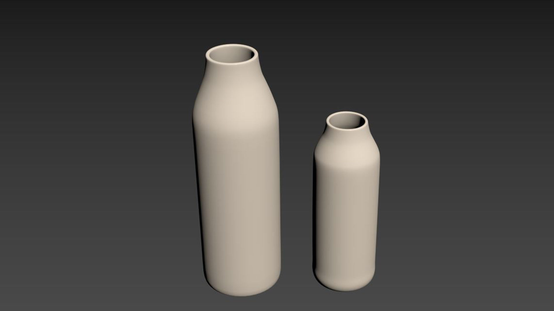 Textured Ceramic Vase 2 3D model_5