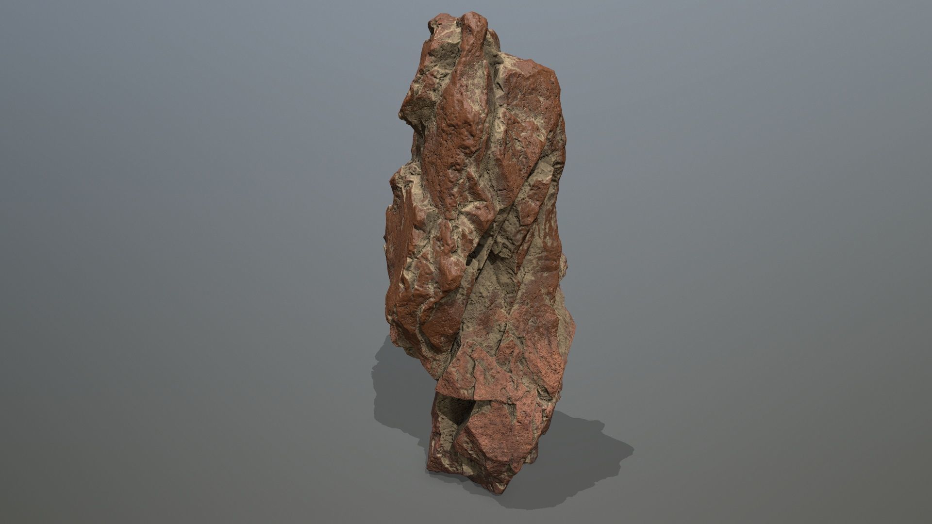 desert rocks Low-poly 3D model_22