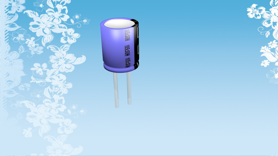 Capacitor Free 3D model_4