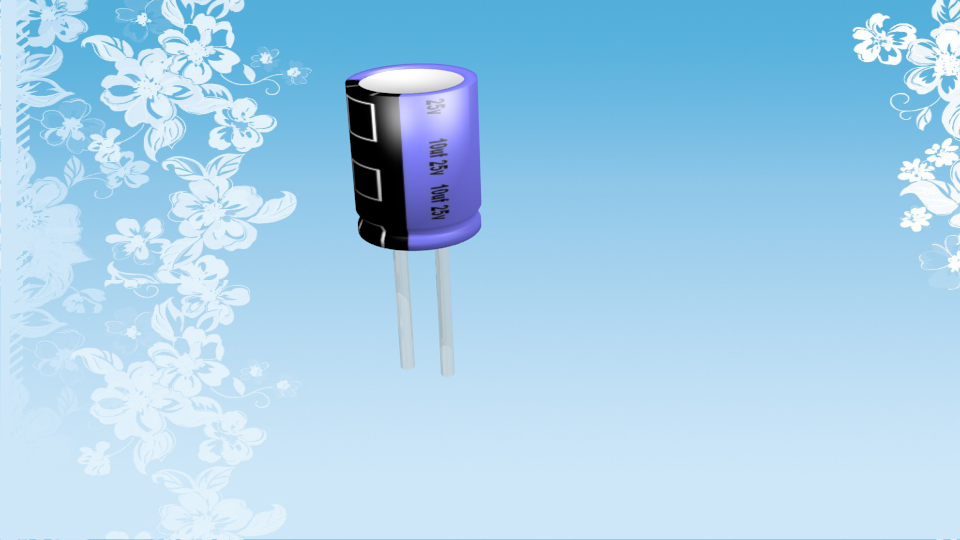 Capacitor Free 3D model_3