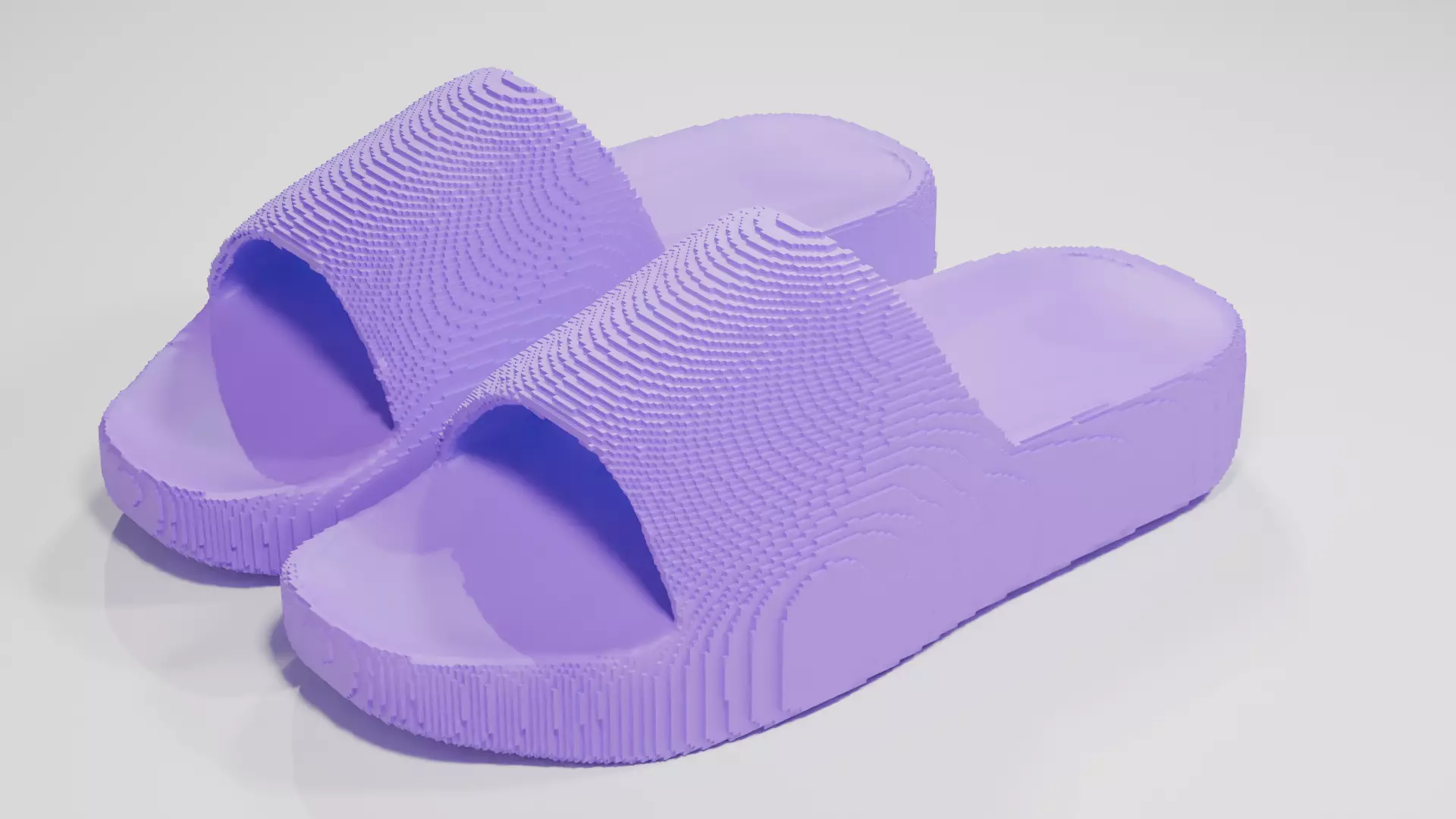 Cubic Slippers 3D print model_0