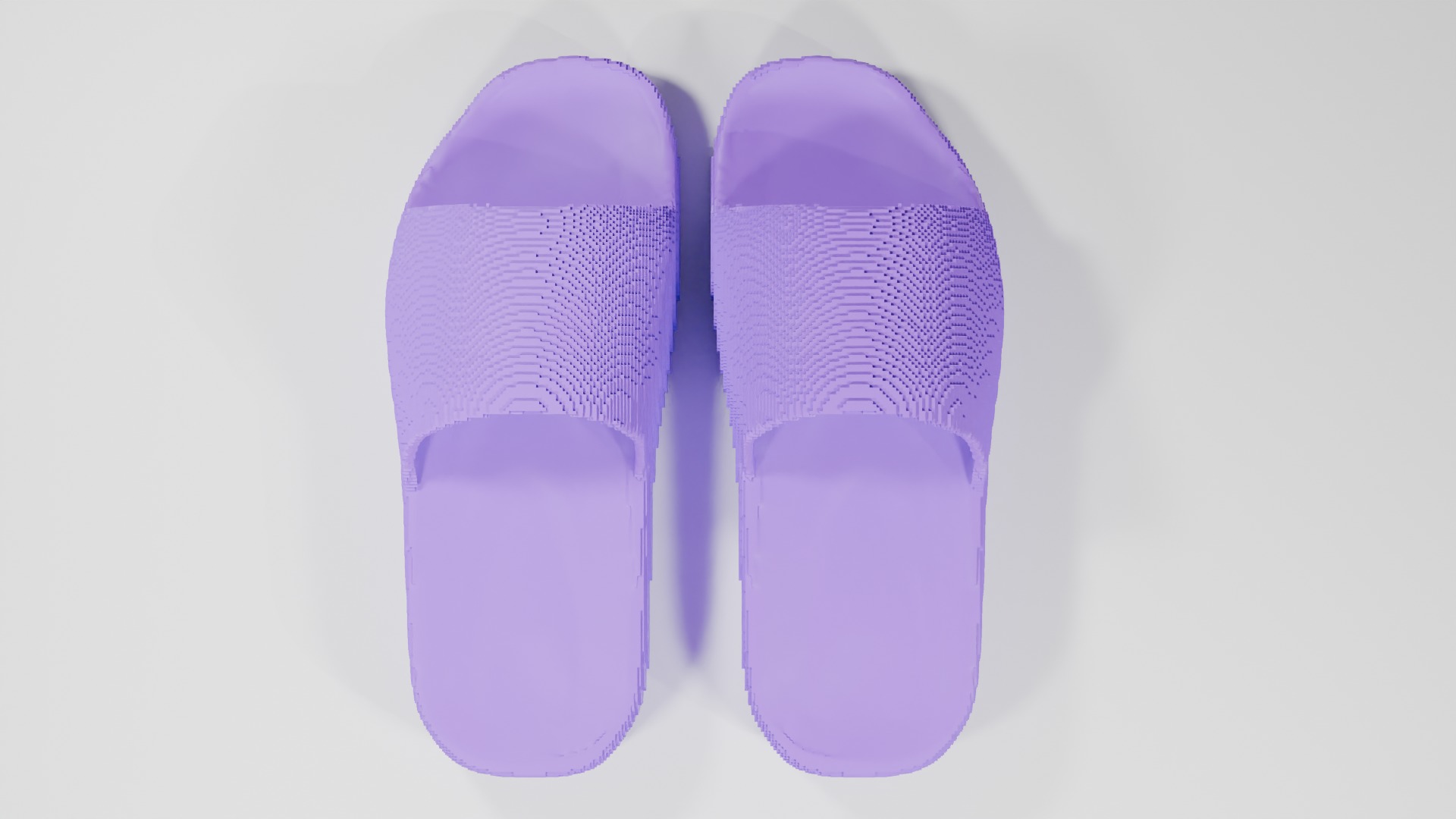 Cubic Slippers 3D print model_1
