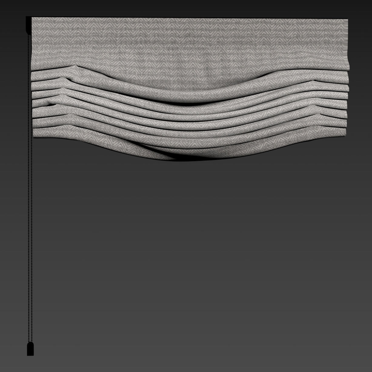 Curtain modern 8 3D model_4