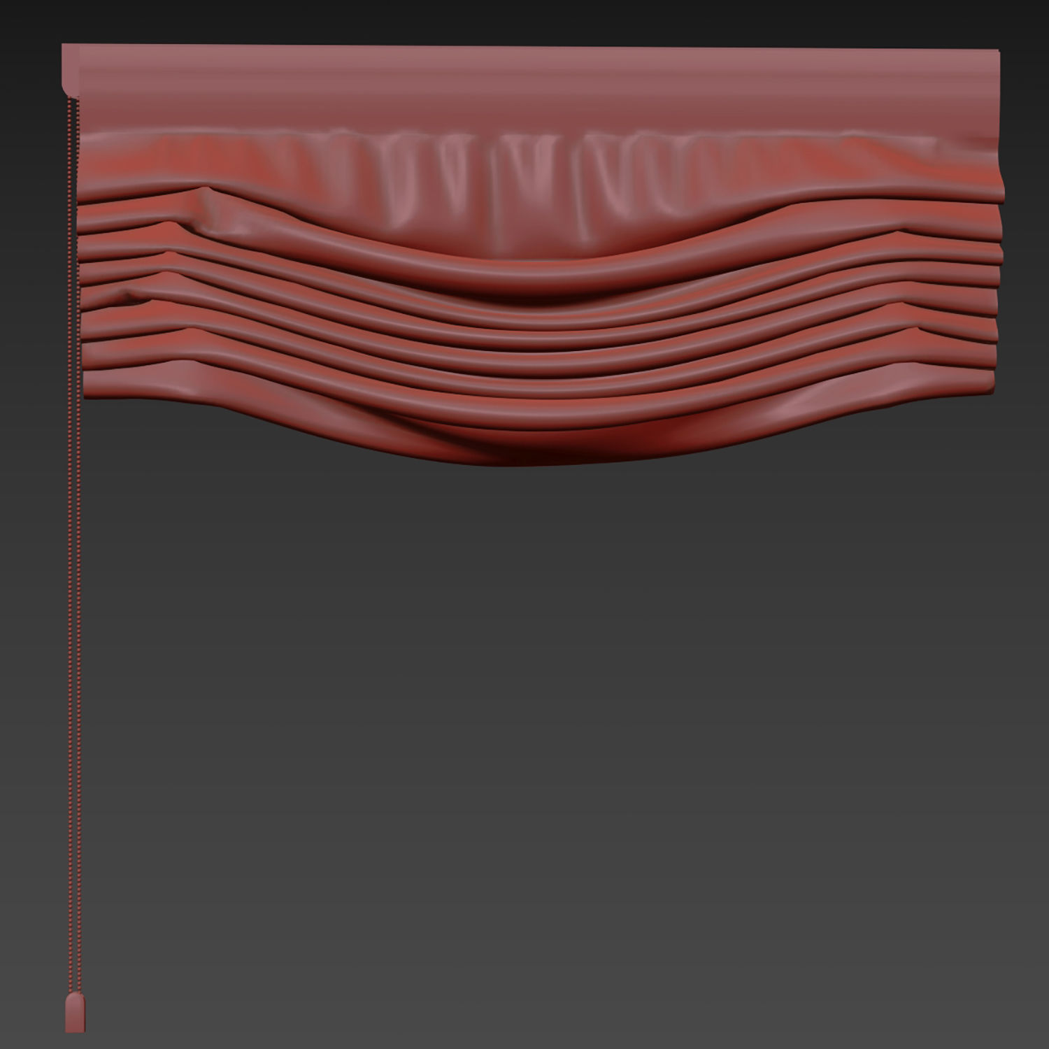 Curtain modern 8 3D model_9