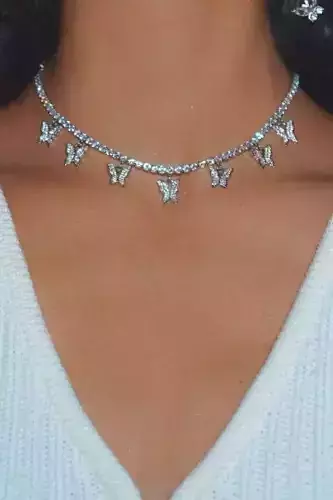 Butterfly necklace Model 6203
