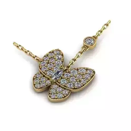 Butterfly pendant Model 6200