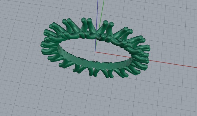 Ring Model 6190 3D print model_3