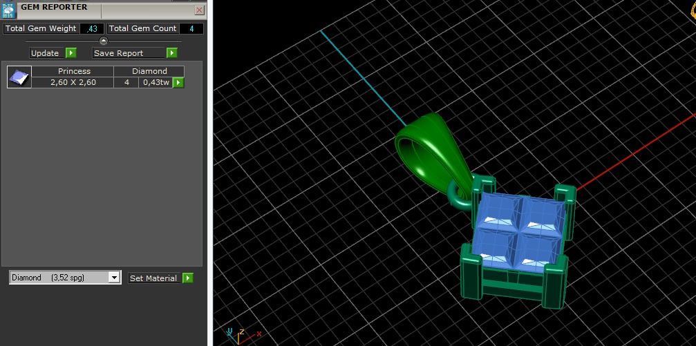 Pendant Model 6187 3D print model_7