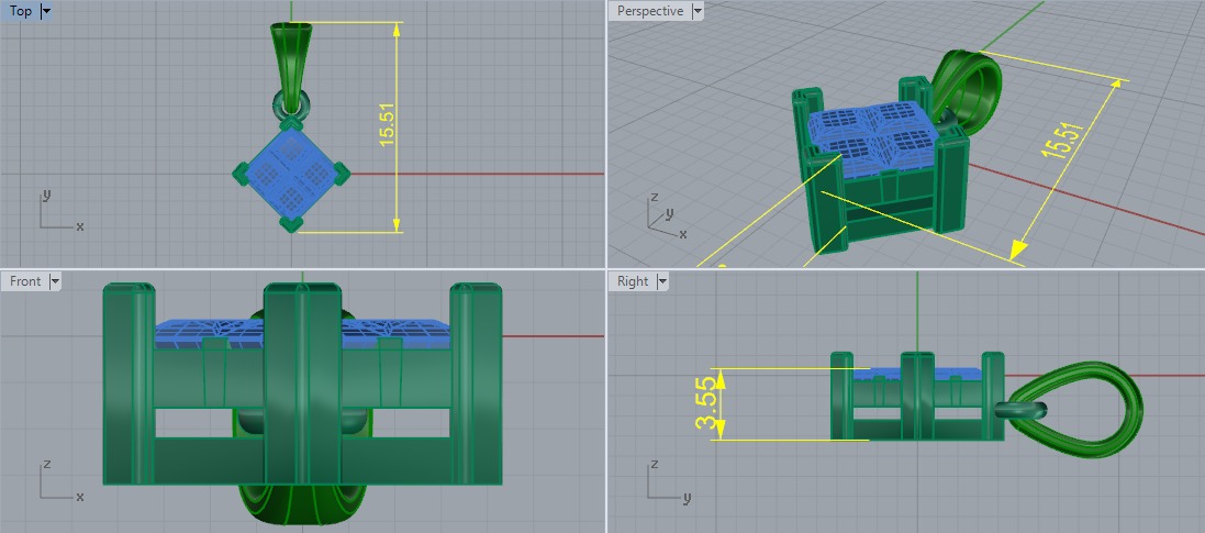 Pendant Model 6187 3D print model_5