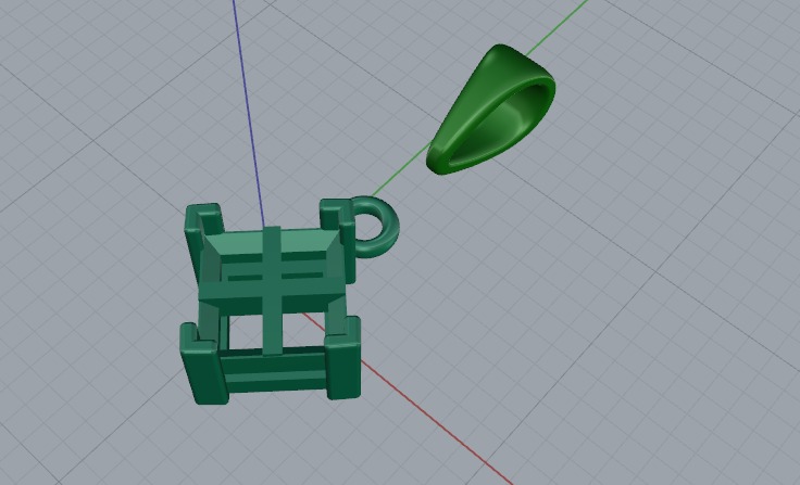 Pendant Model 6187 3D print model_2