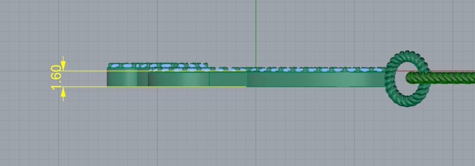 Butterfly pendant Model 6186 3D print model_5