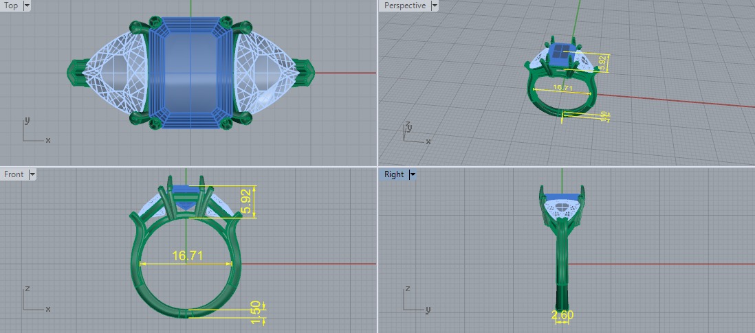 Ring graff Model 6182 3D print model_6