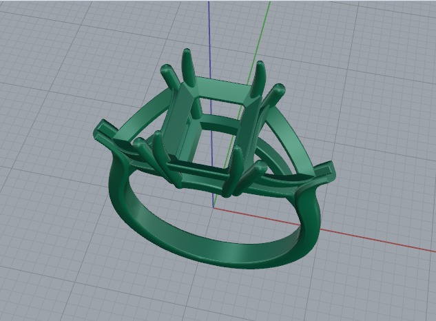 Ring graff Model 6182 3D print model_3