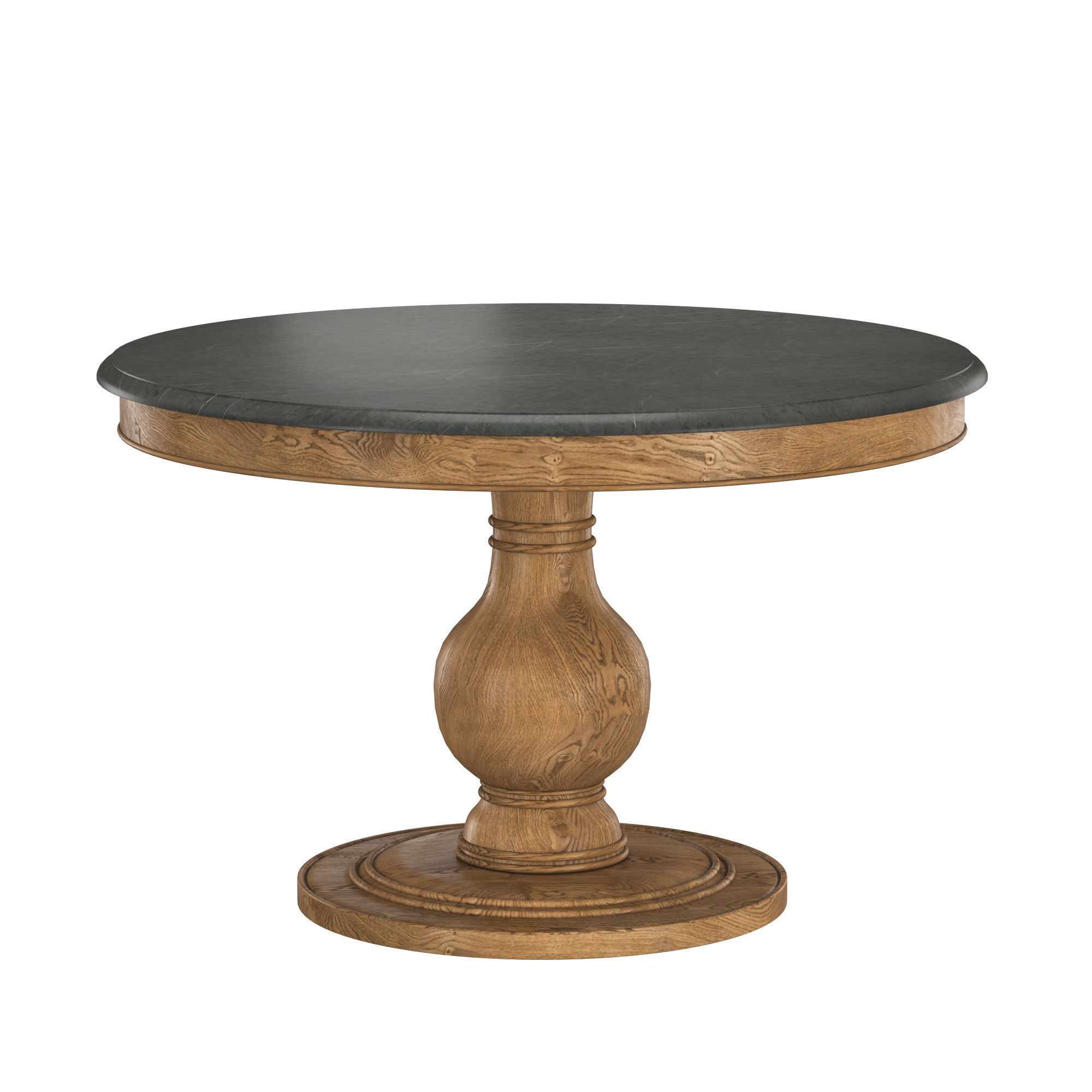 Luca Dining Table HONEY 3D model_1