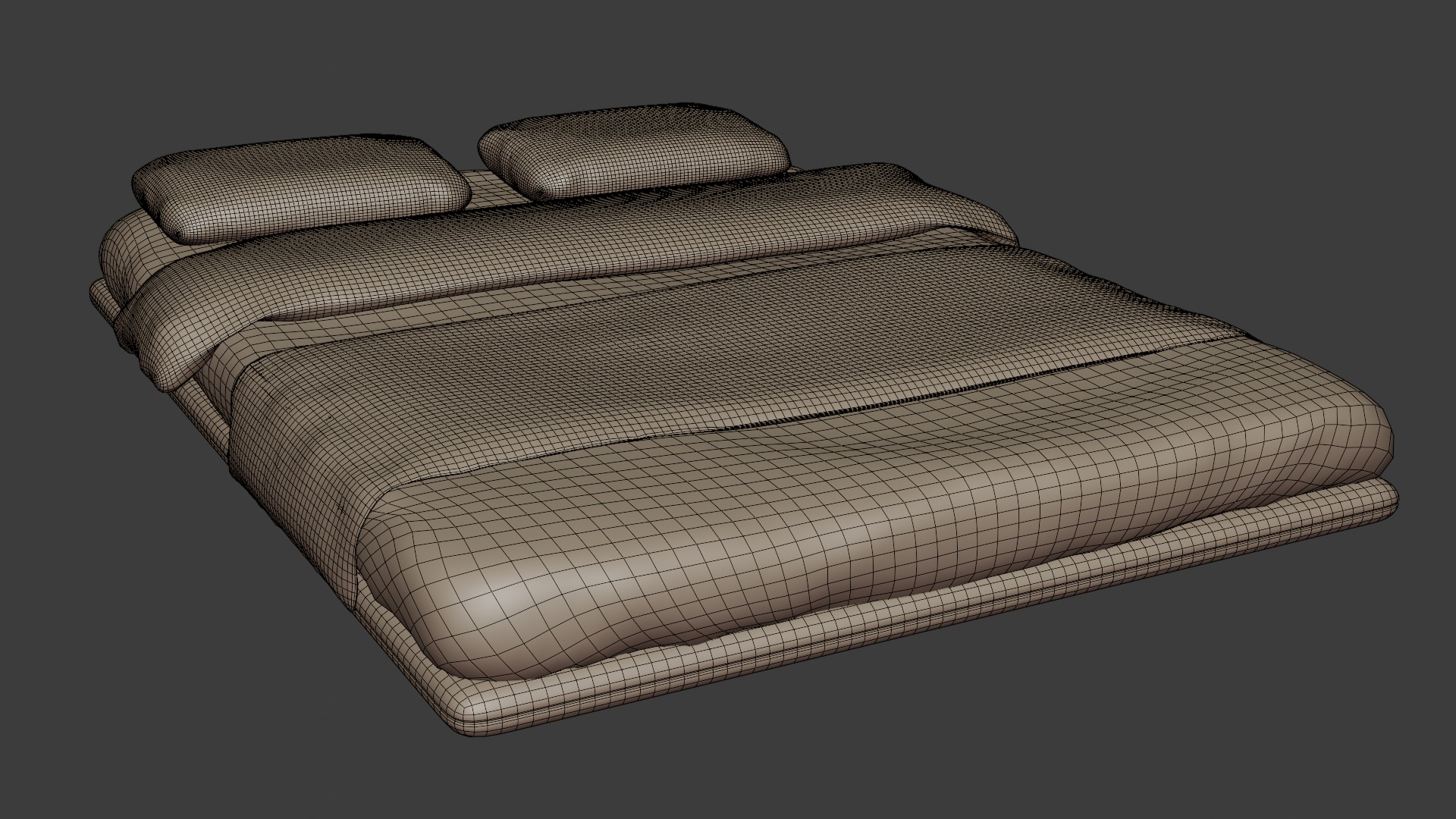 A uniquely designed bed that allows it to hang in the air 3D model_6