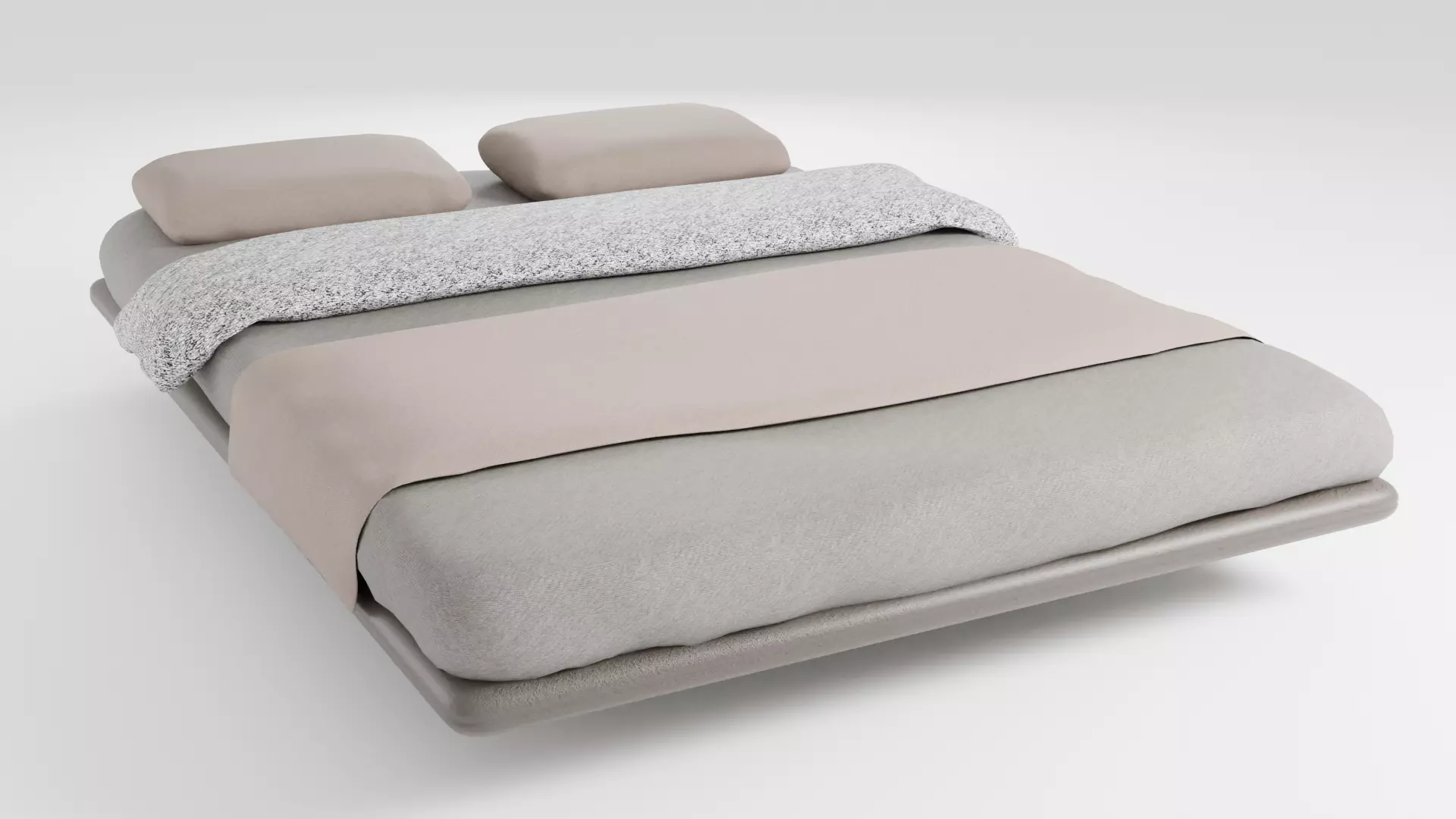 A uniquely designed bed that allows it to hang in the air 3D model_0