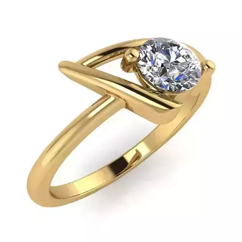 light weight gold diamond rings-C111116SKCH202604-wt-0-5