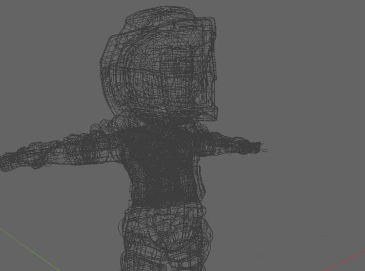 Pack Chibi Knights and Wizard - 6x Rigged Low Poly Characters Low-poly 3D model_15