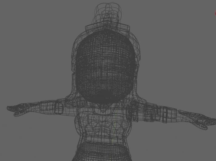 Pack Chibi Knights and Wizard - 6x Rigged Low Poly Characters Low-poly 3D model_35