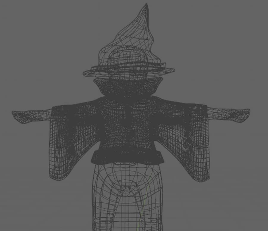 Pack Chibi Knights and Wizard - 6x Rigged Low Poly Characters Low-poly 3D model_37