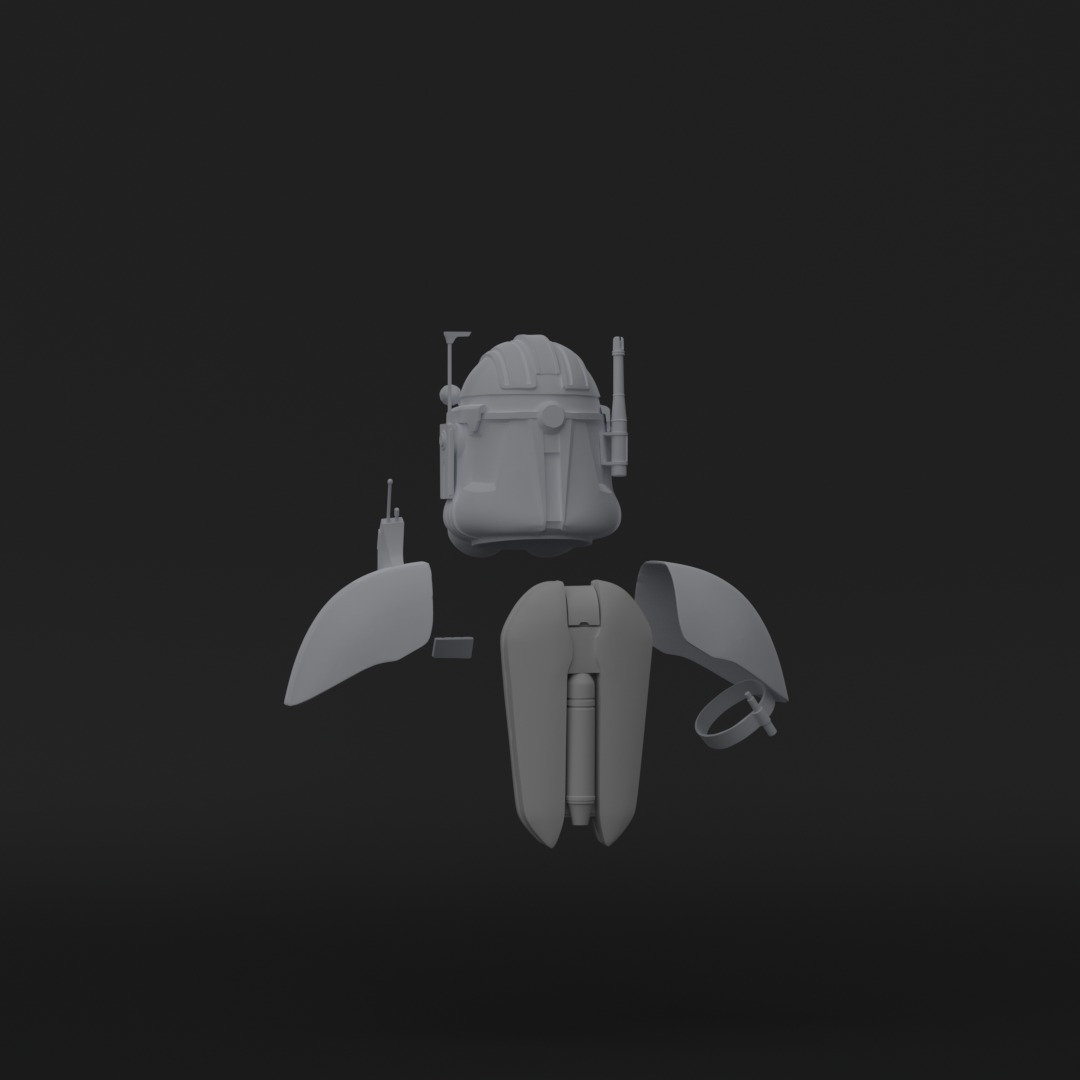 Clone Commander Cody and Vaughn - One12 - STL files 3D print model_1