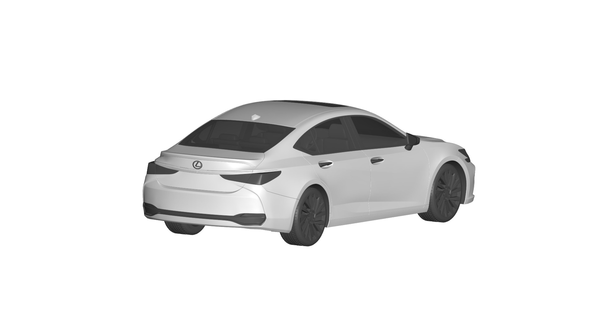 Lexus ES 3D model_1