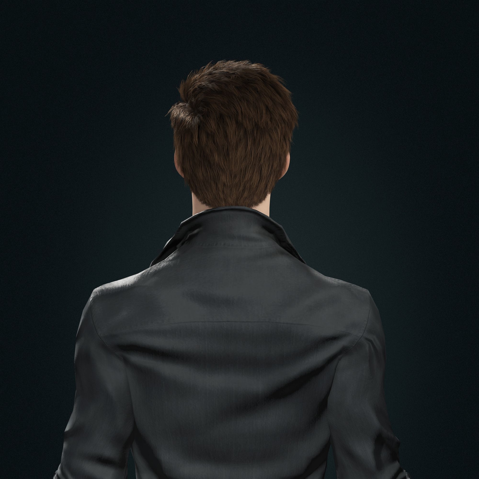 Jake Gyllenhaal Character Low-poly 3D model_5