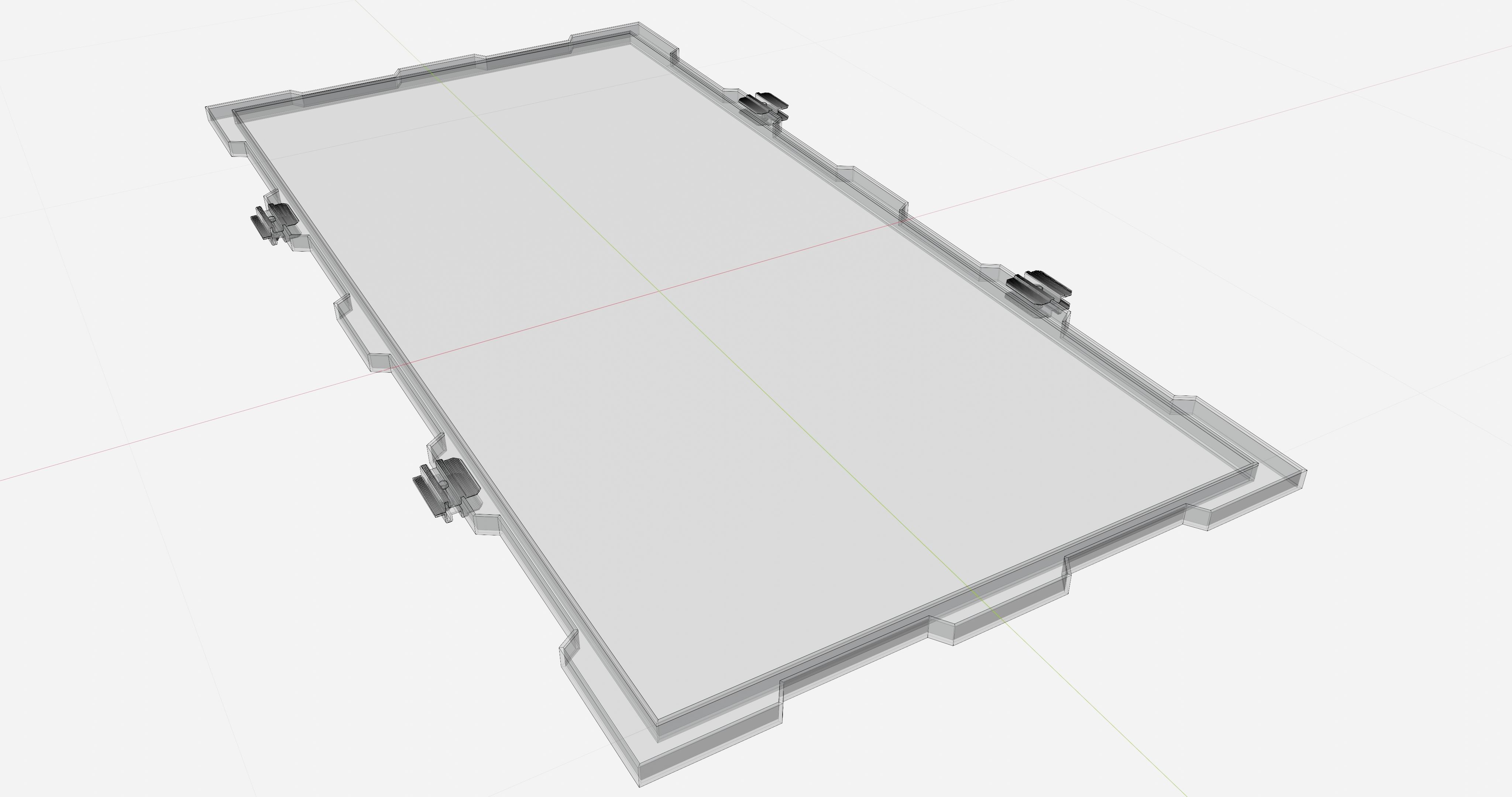 630W 2465x1134x35mm New Frame Solar Panel 3D model_21