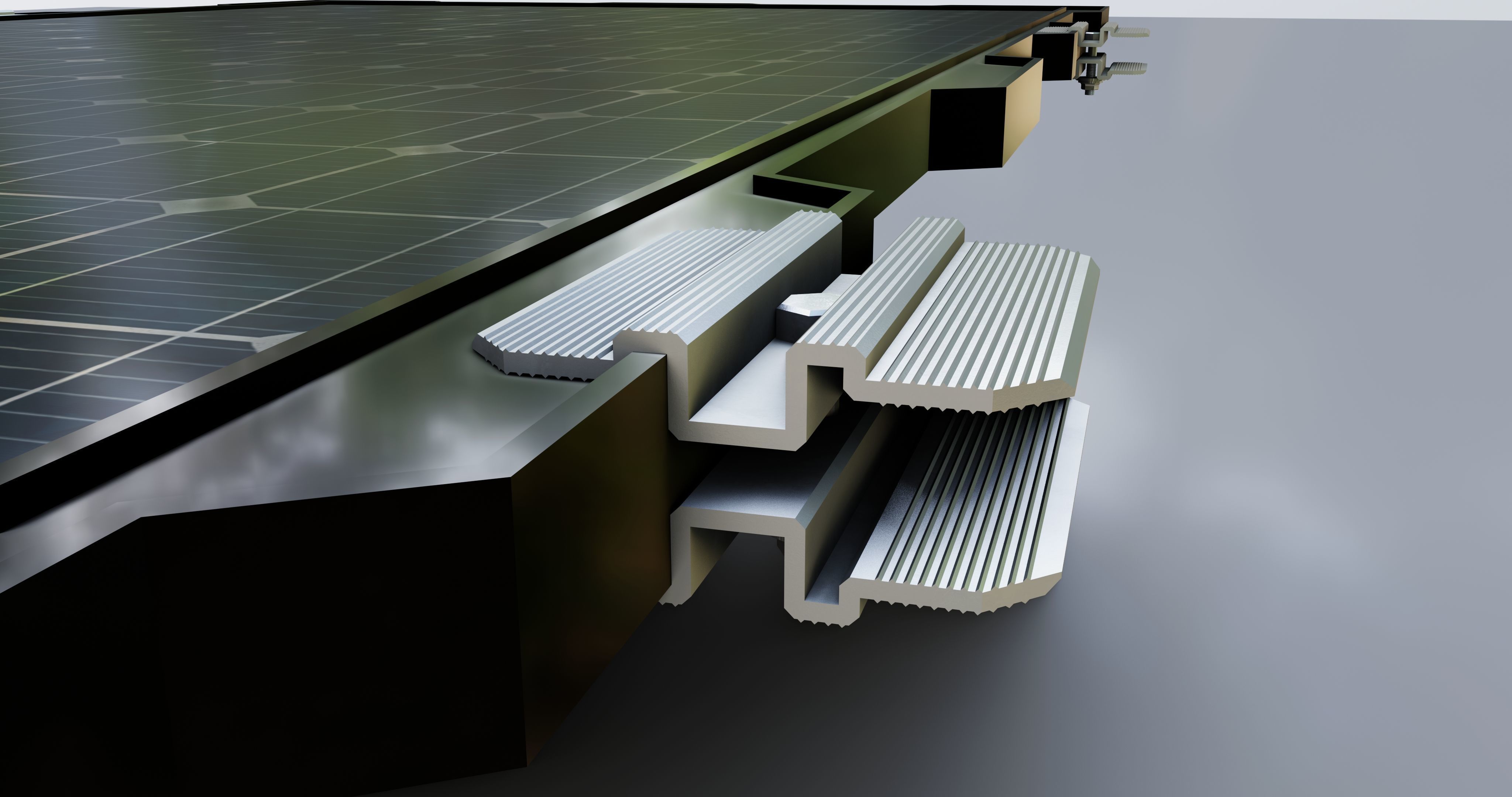 630W 2465x1134x35mm New Frame Solar Panel 3D model_8