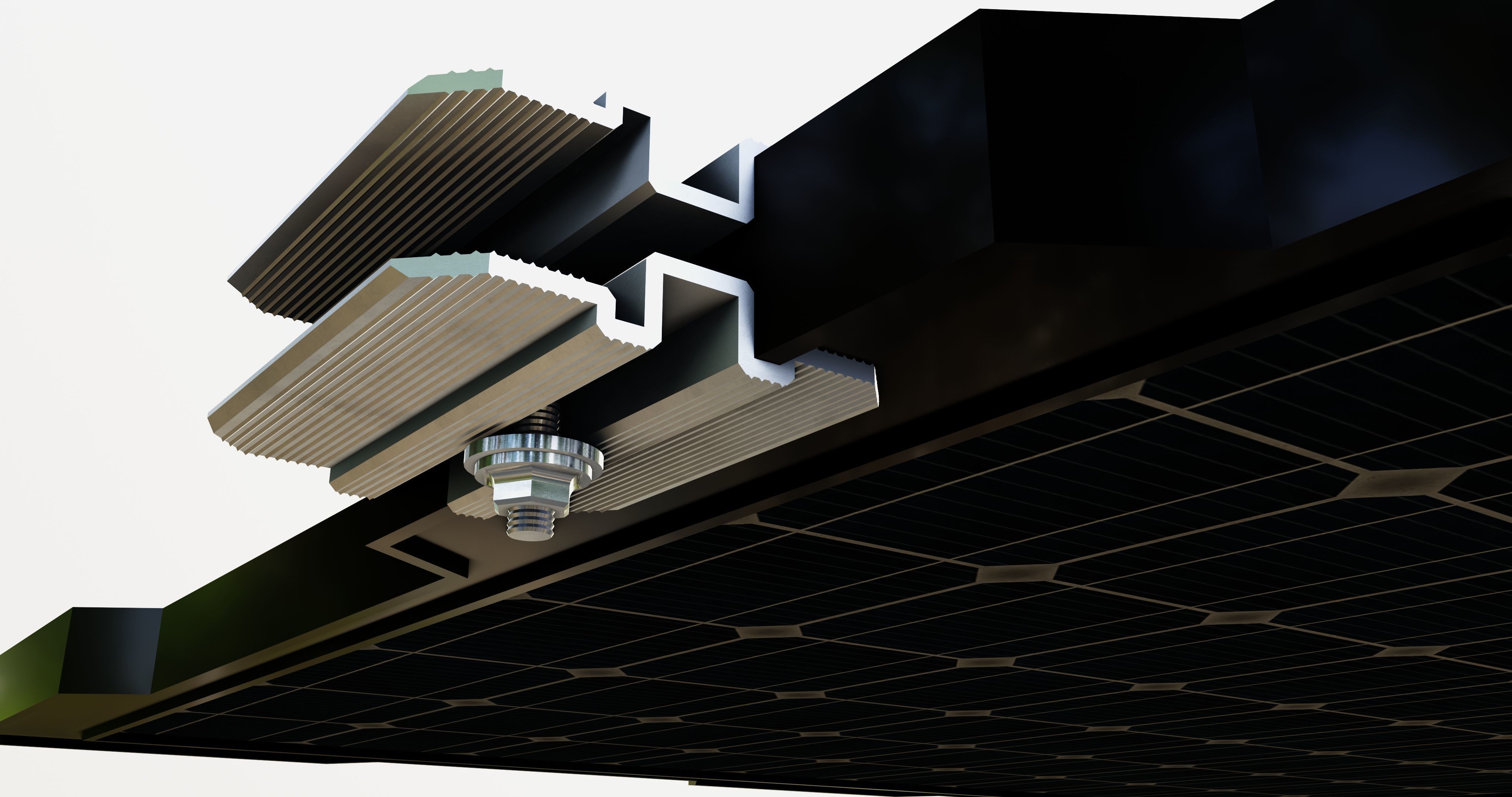 630W 2465x1134x35mm New Frame Solar Panel 3D model_11