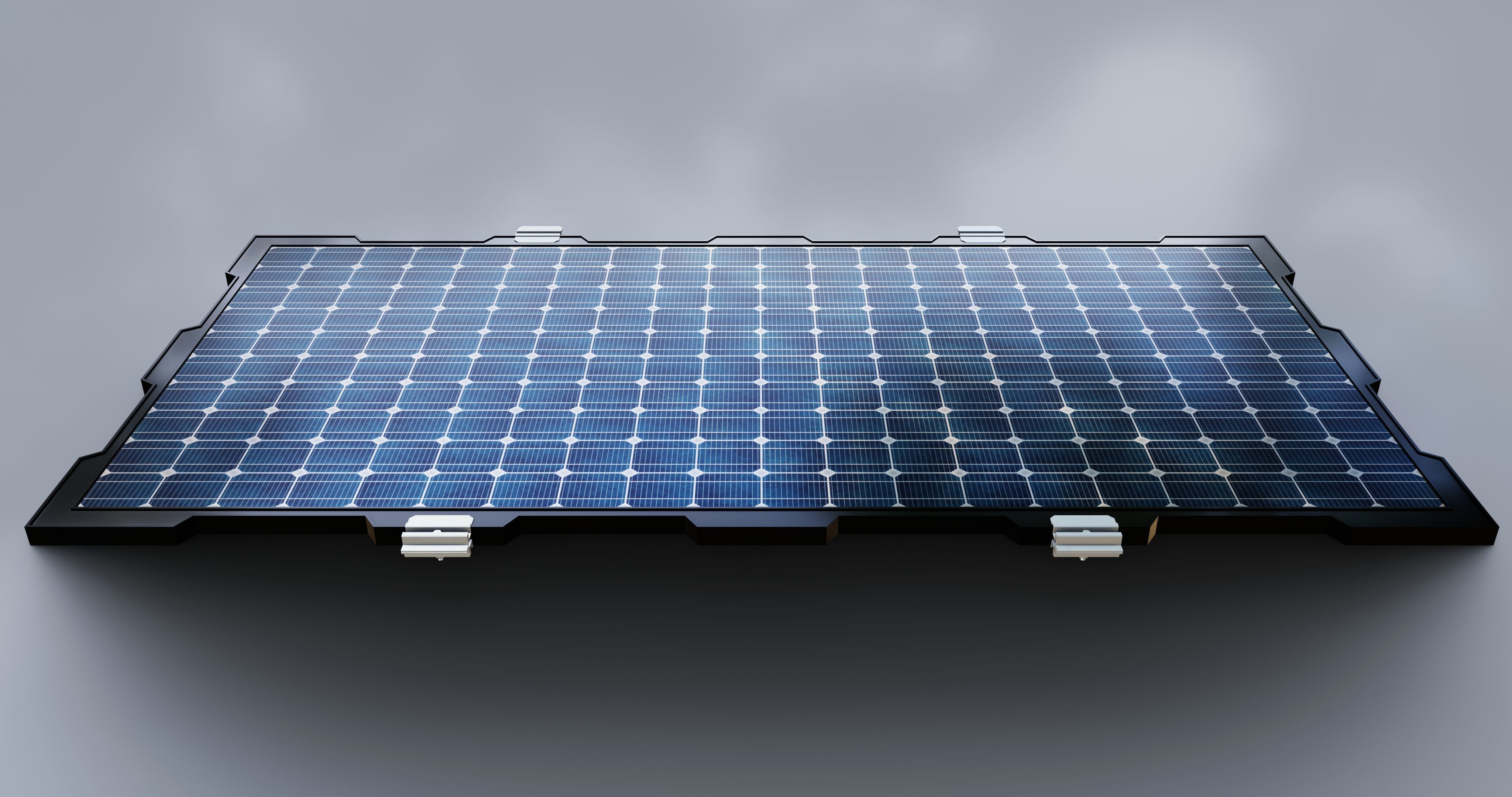 630W 2465x1134x35mm New Frame Solar Panel 3D model_6