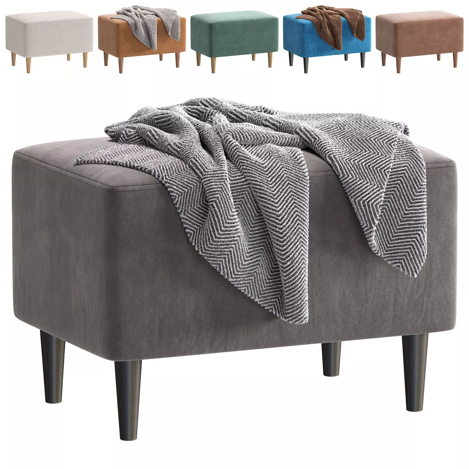 Bench Budapest 60 By inmyroom 3D model_0