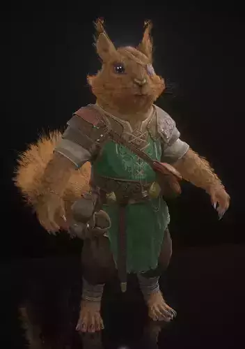 Rat Model for game 3D model