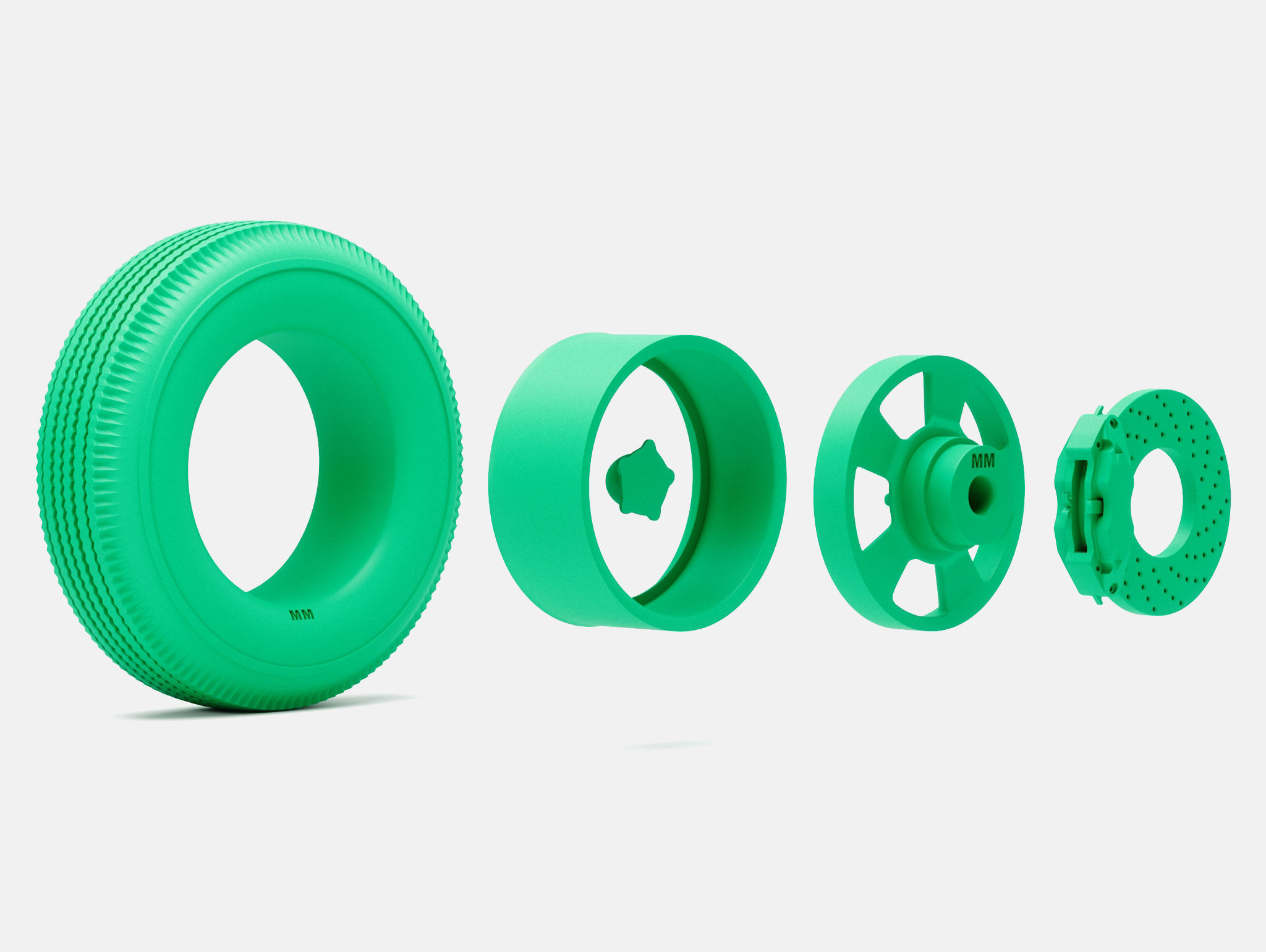 15x7 Torq Thrust D Wheel Firestone 890-15 Tire 3D print model_4