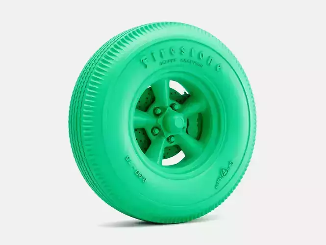 15x7 Torq Thrust D Wheel Firestone 890-15 Tire 3D print model
