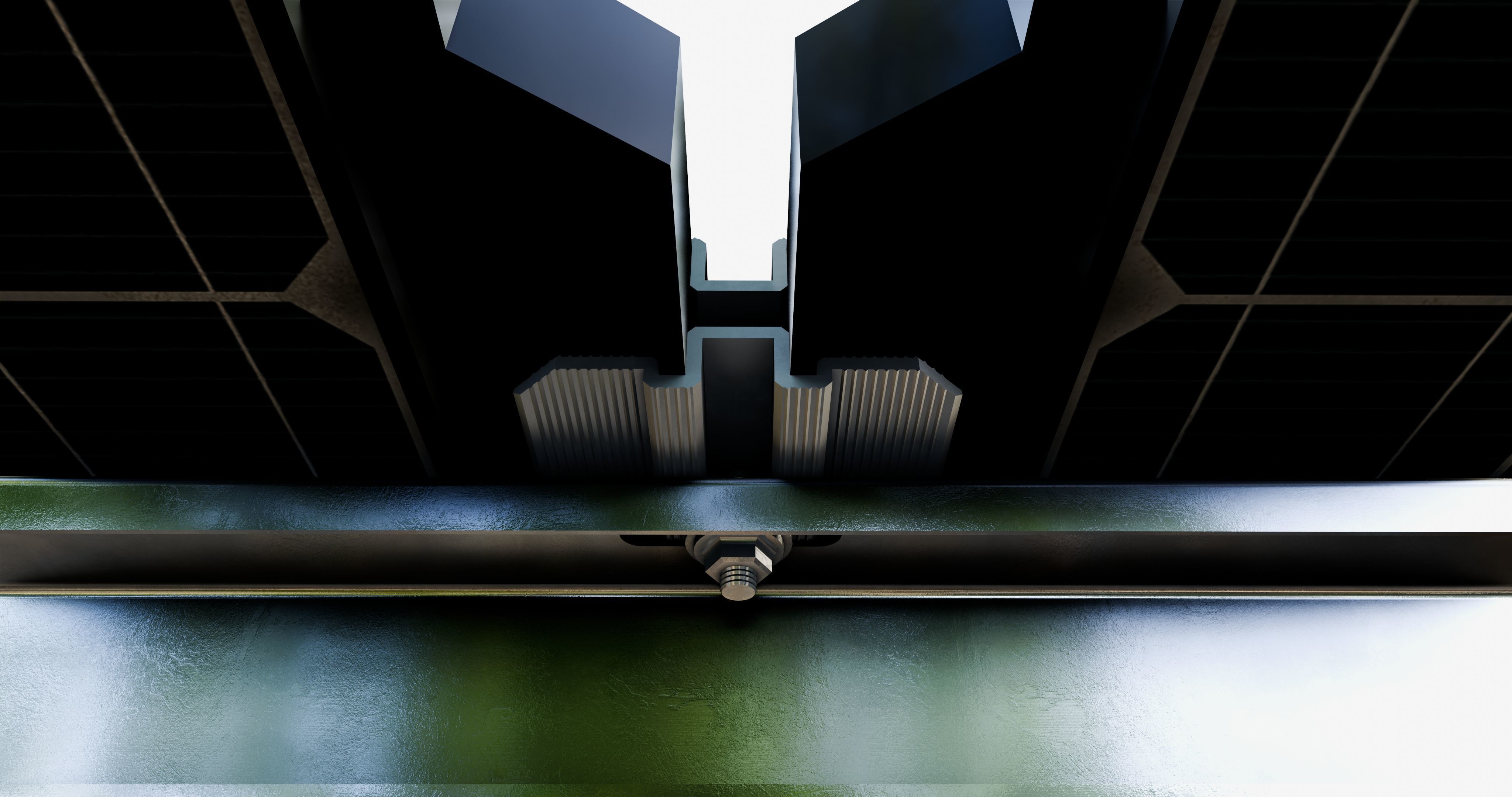 Sample Assembly for New Framed Solar Panel 3D model_23