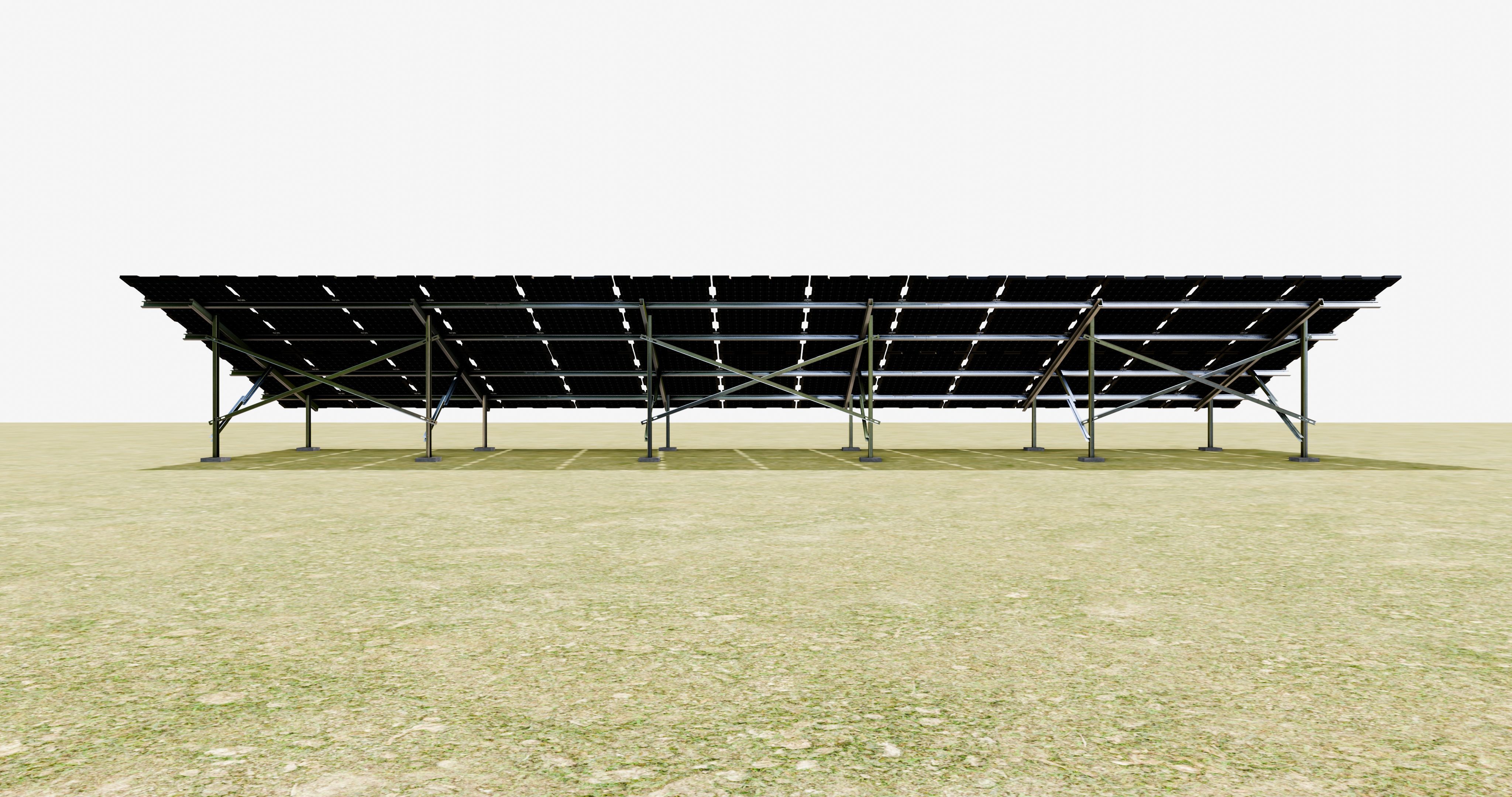 Sample Assembly for New Framed Solar Panel 3D model_8