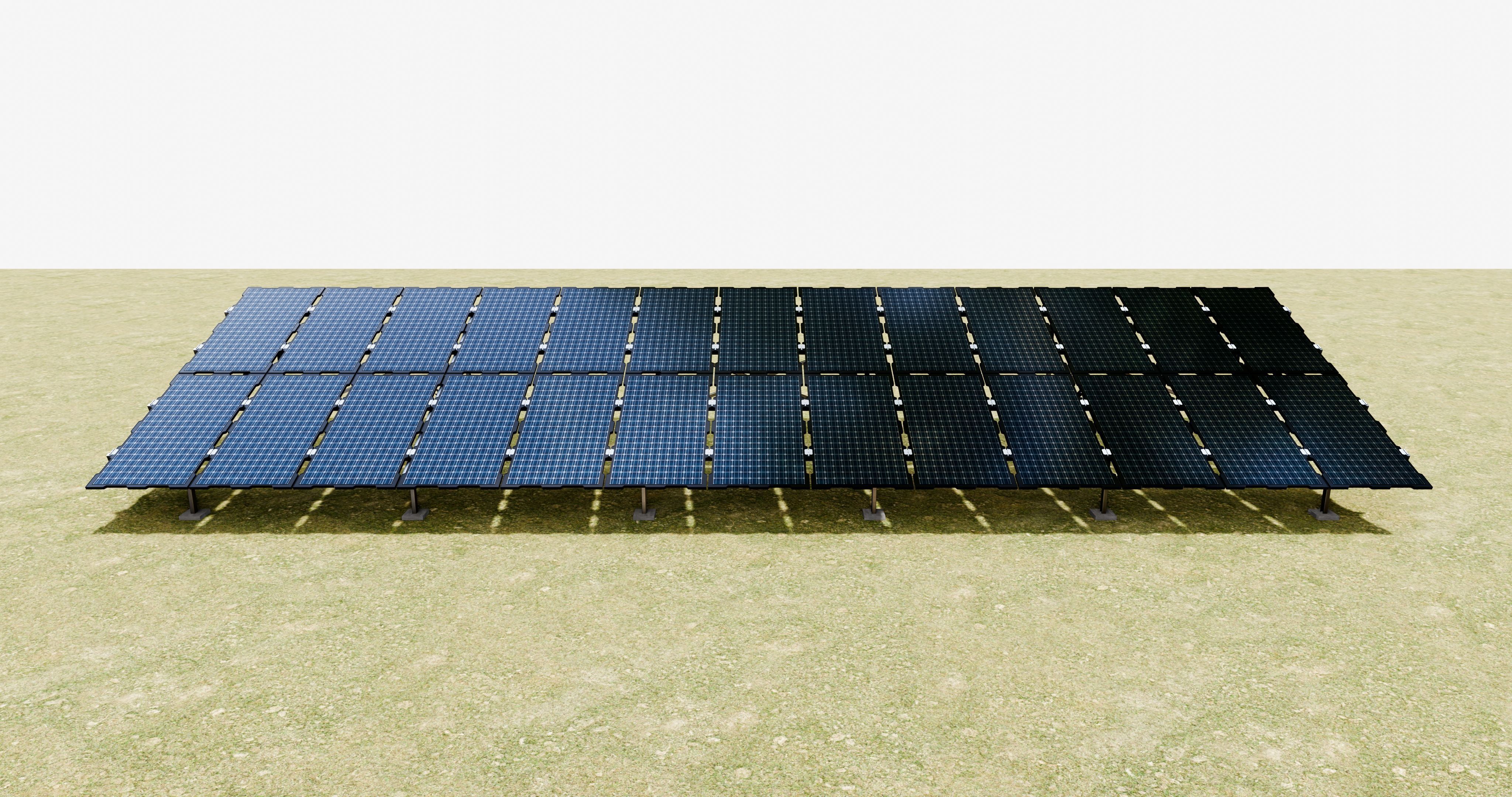 Sample Assembly for New Framed Solar Panel 3D model_7