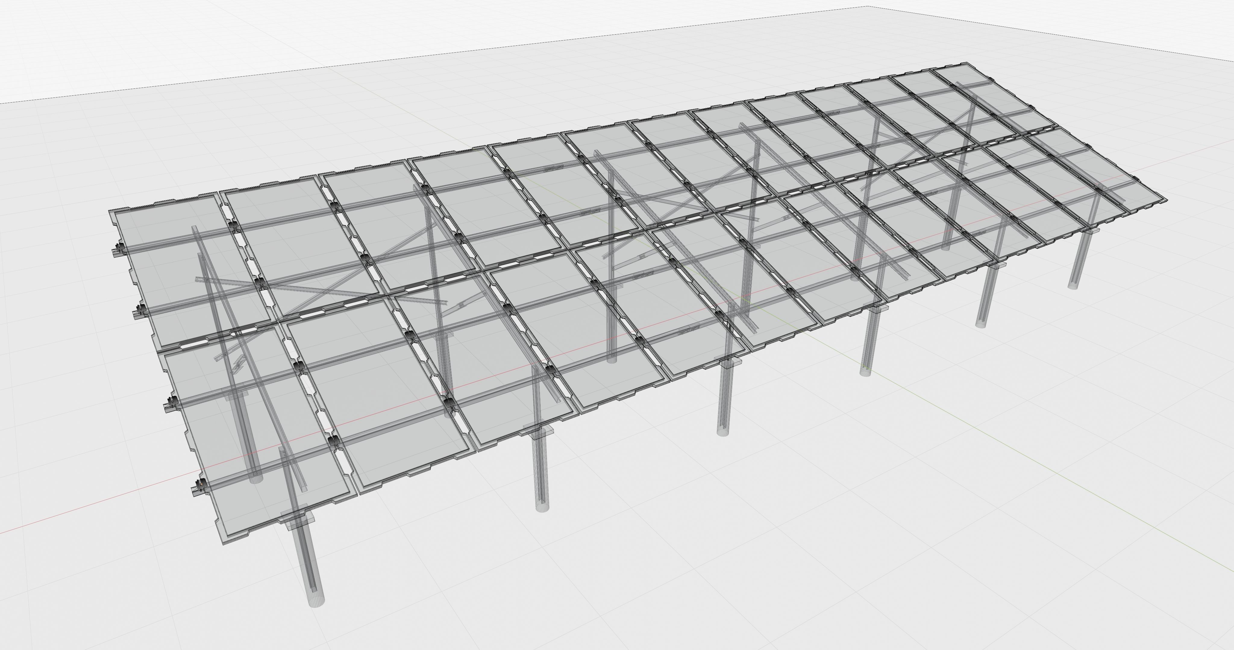 Sample Assembly for New Framed Solar Panel 3D model_25