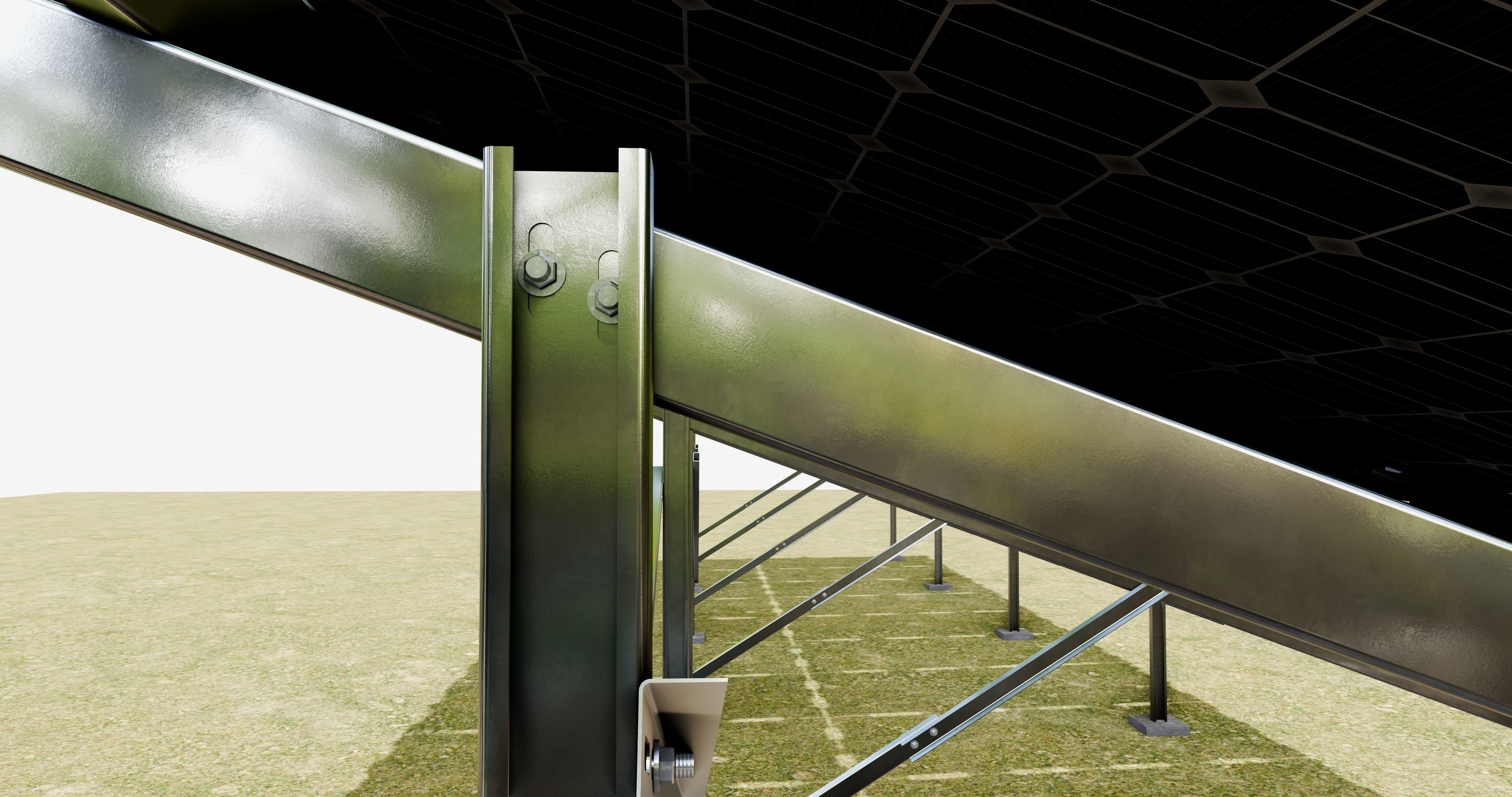 Sample Assembly for New Framed Solar Panel 3D model_16