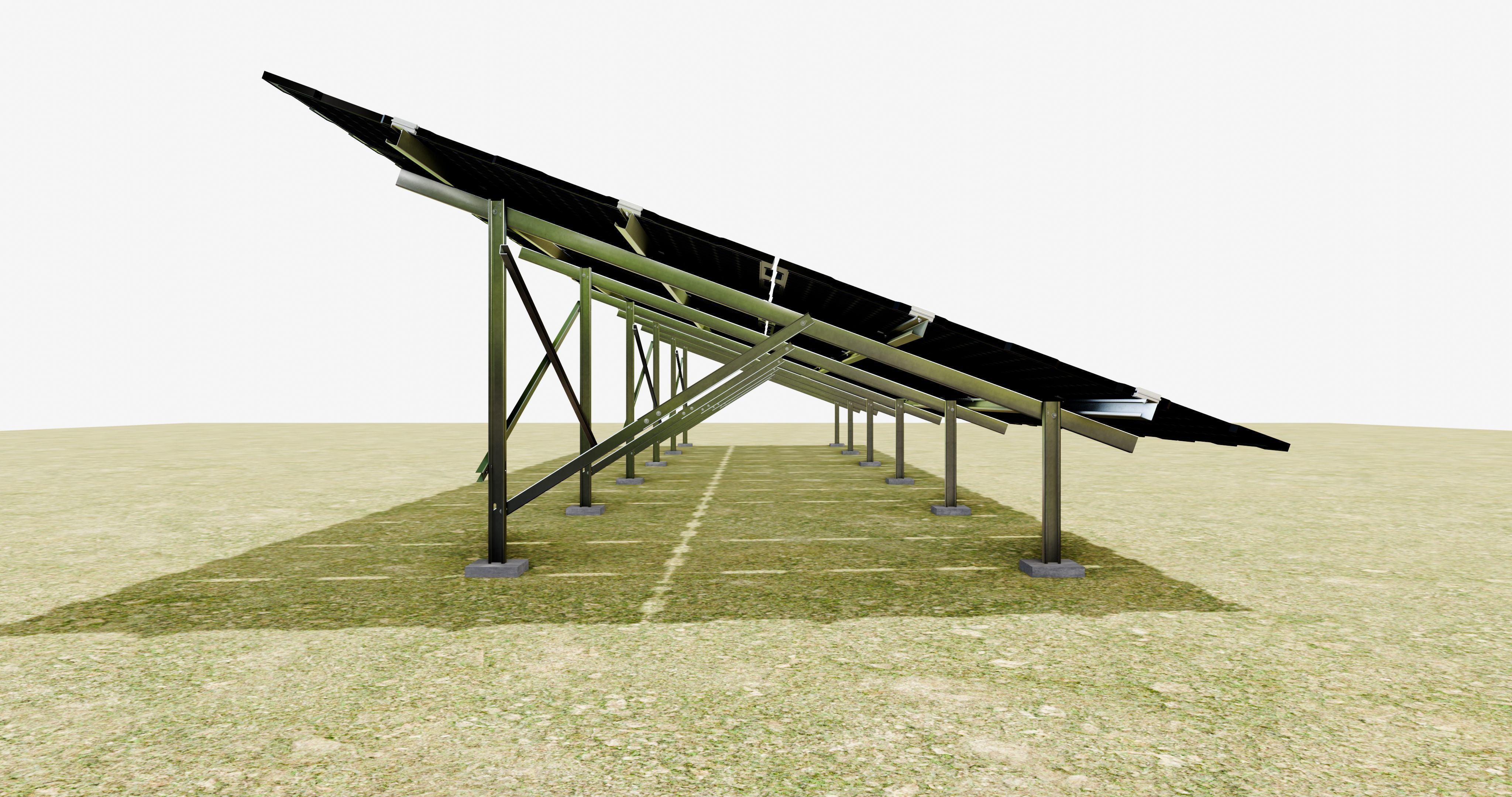 Sample Assembly for New Framed Solar Panel 3D model_11