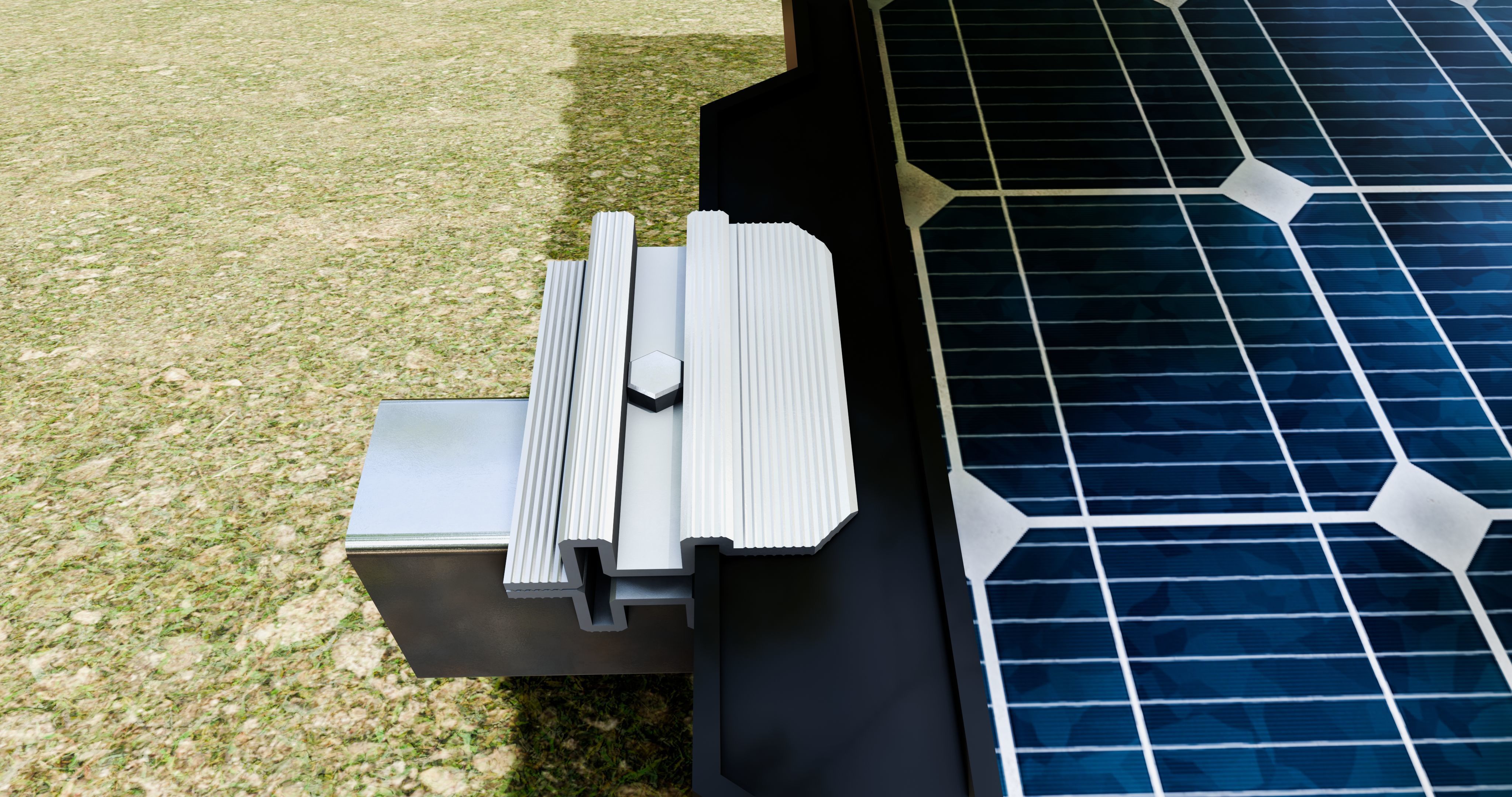 Sample Assembly for New Framed Solar Panel 3D model_21