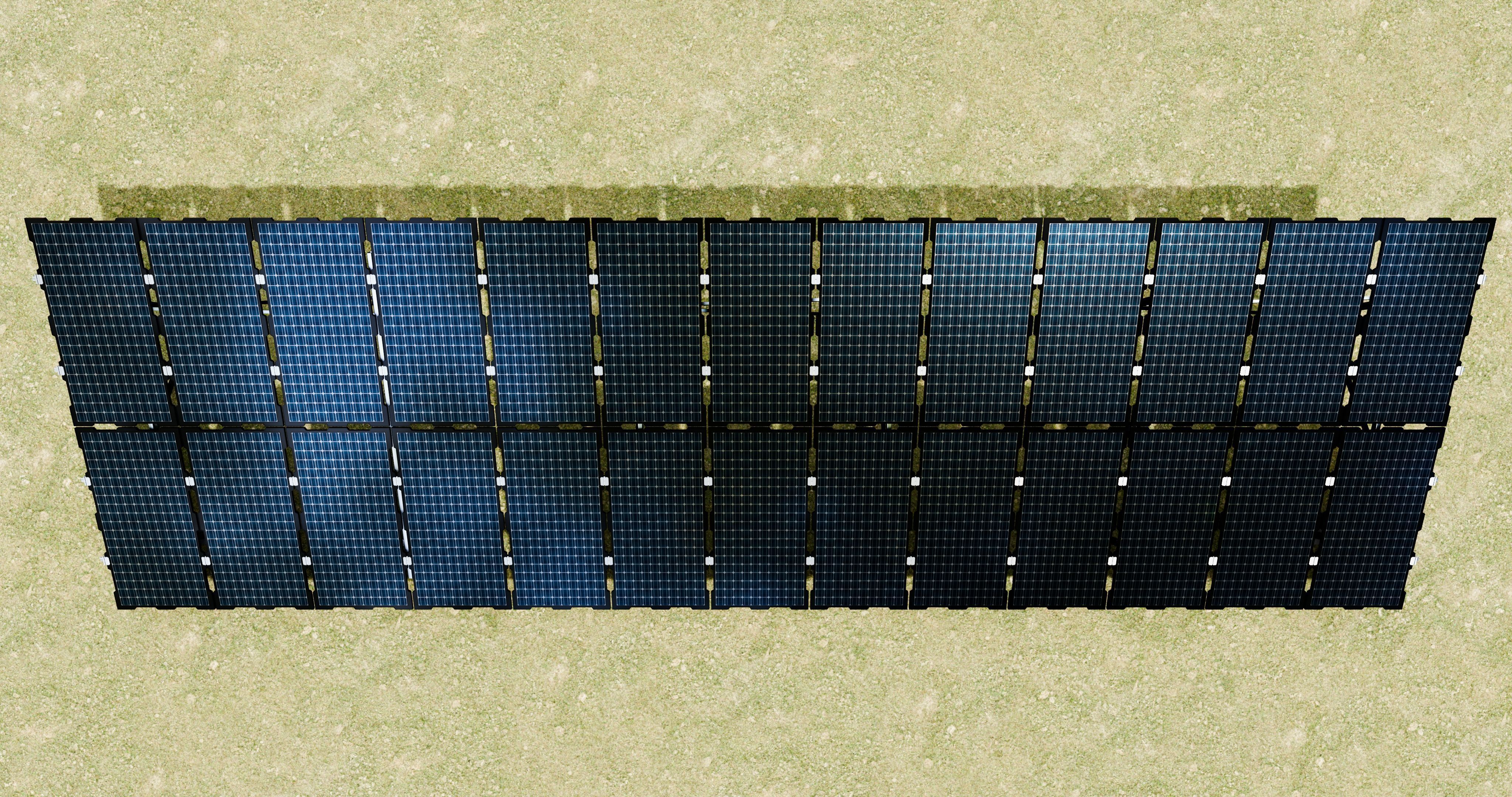 Sample Assembly for New Framed Solar Panel 3D model_6