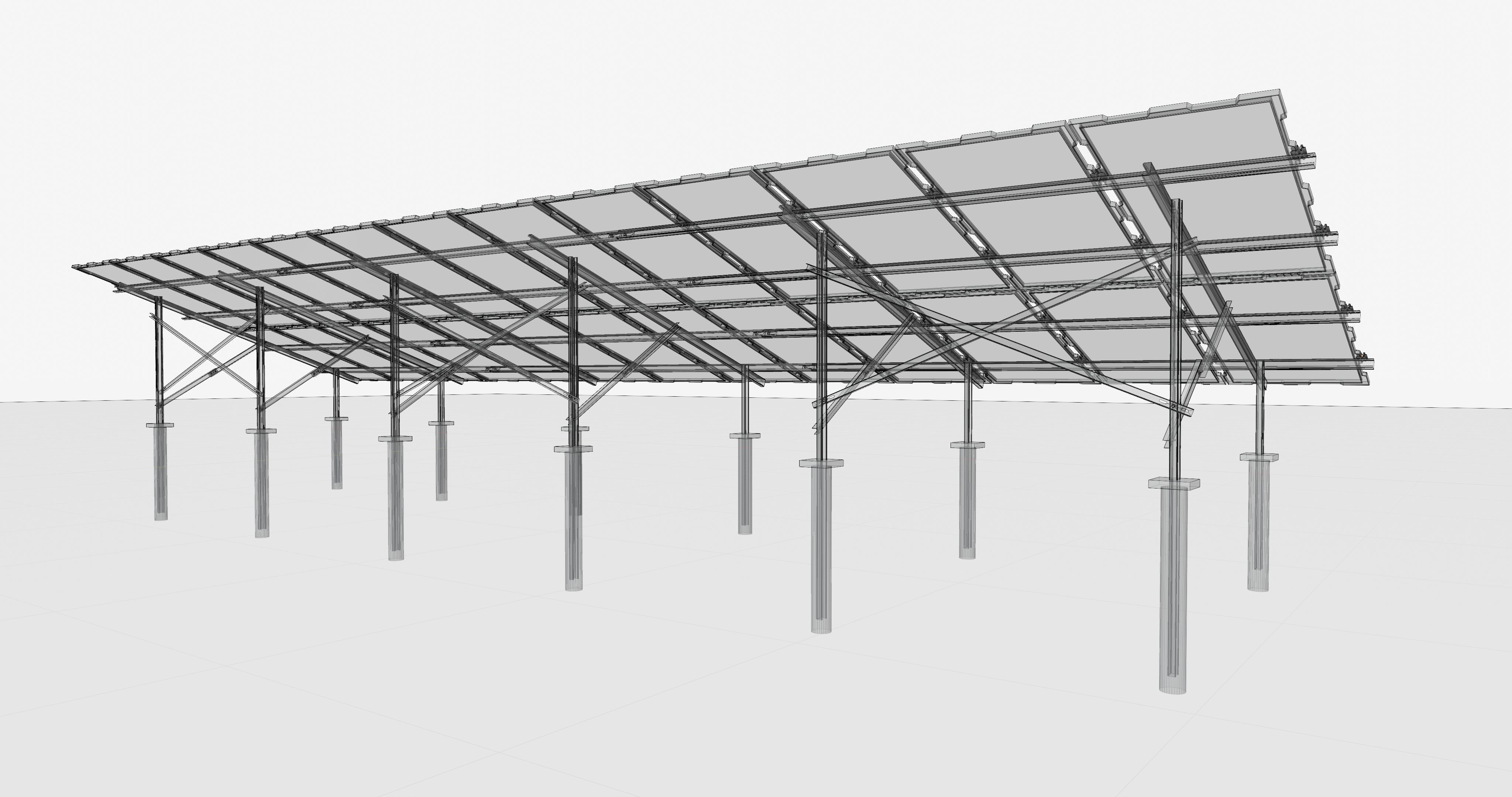 Sample Assembly for New Framed Solar Panel 3D model_30