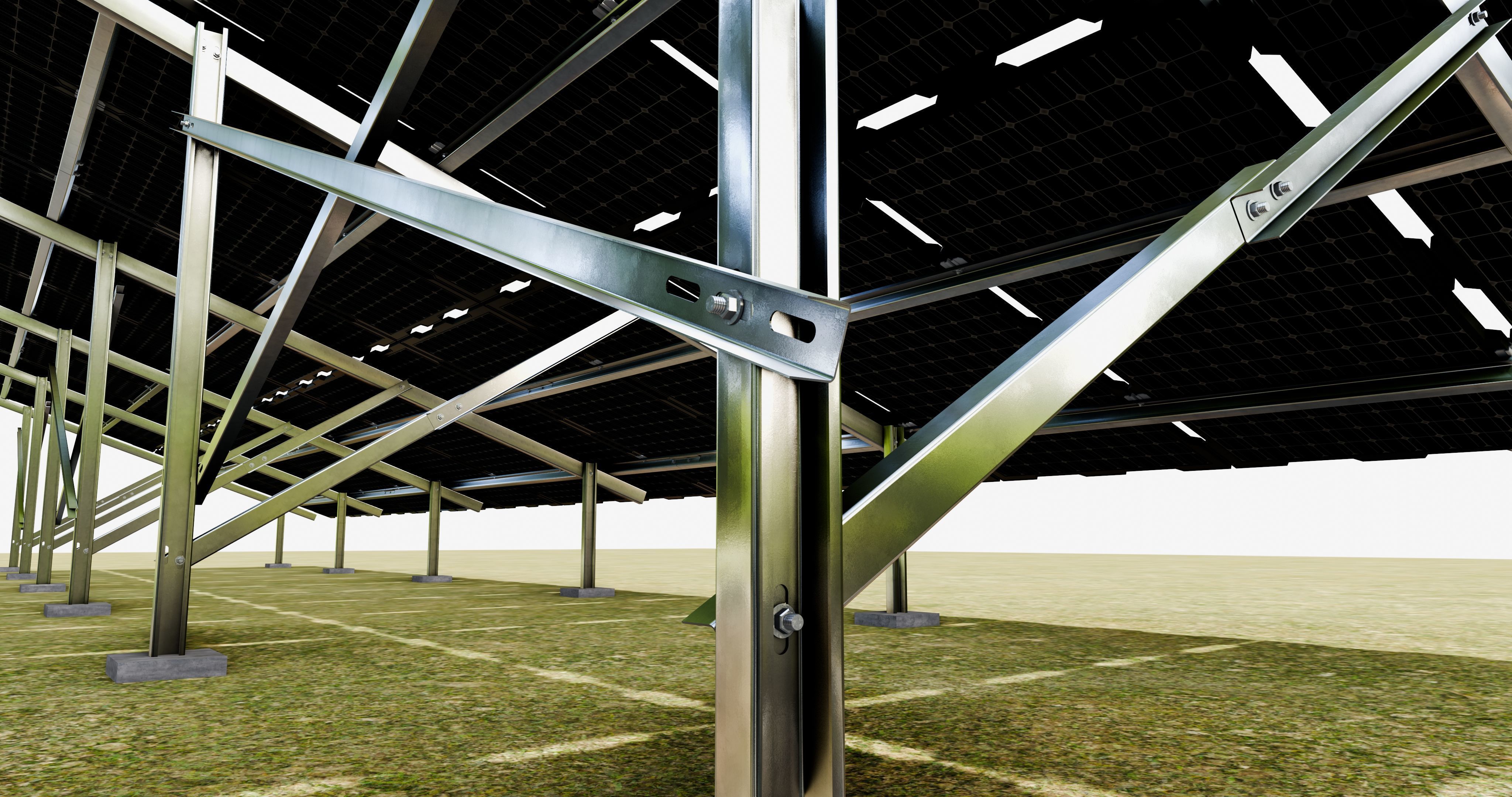 Sample Assembly for New Framed Solar Panel 3D model_18