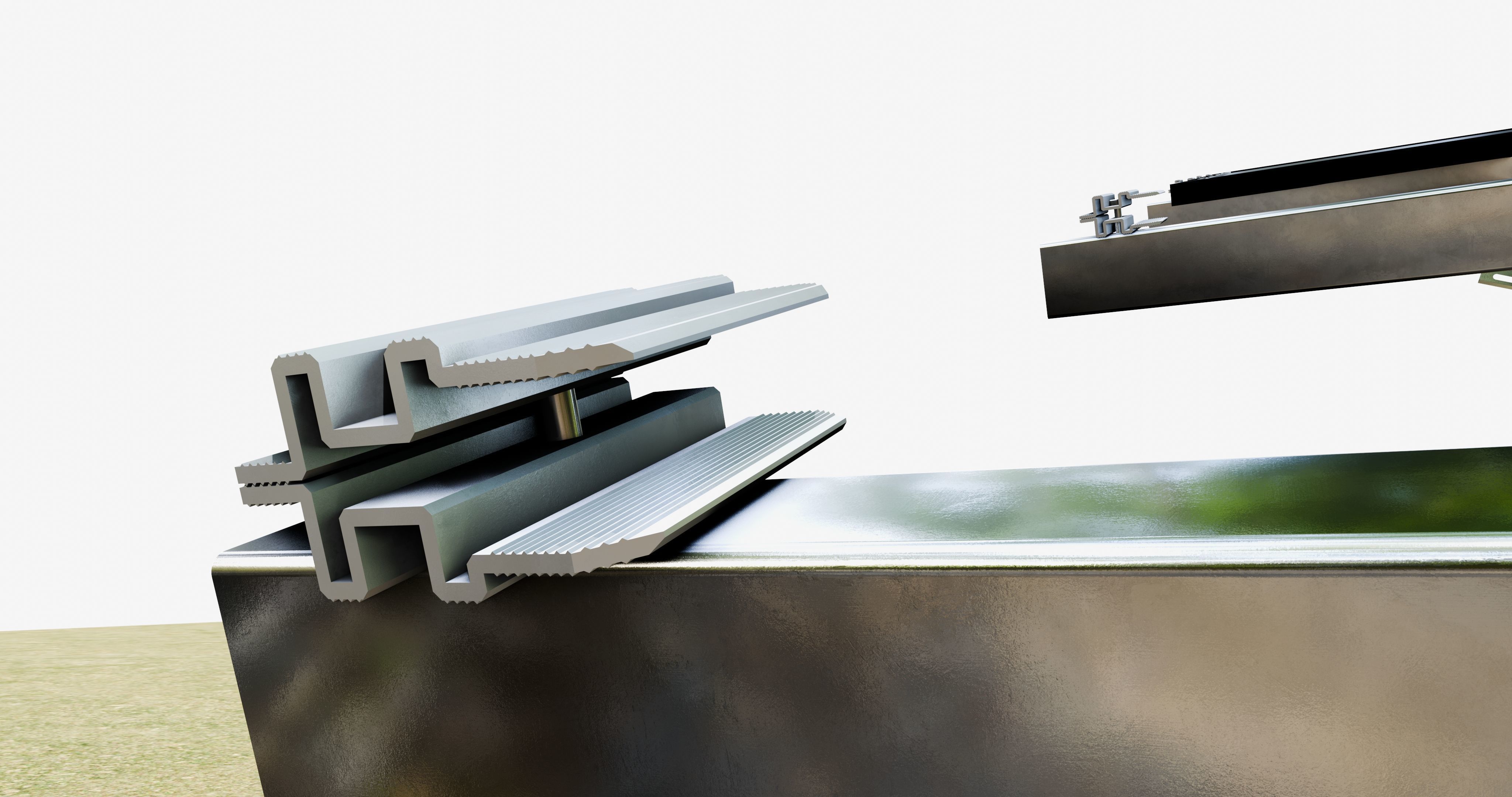 Sample Assembly for New Framed Solar Panel 3D model_24