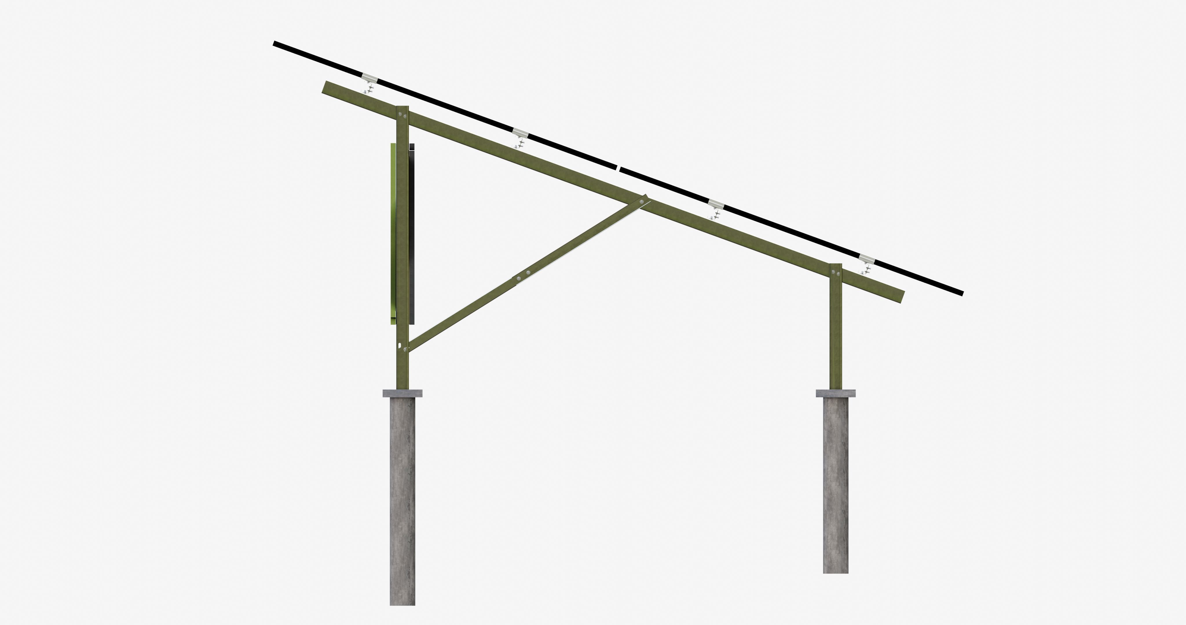 Sample Assembly for New Framed Solar Panel 3D model_10