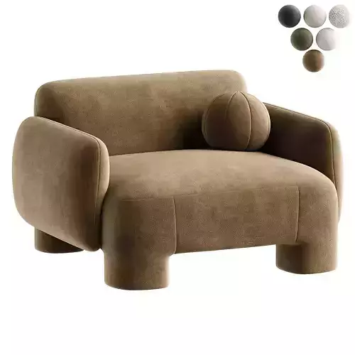 armchair white 4
